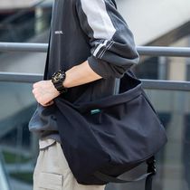 Men College Students Great Capacity Trend Leisure Commuter Sports Class Mailbag Single Shoulder Skewed Satchel Satchel Satchel Bag