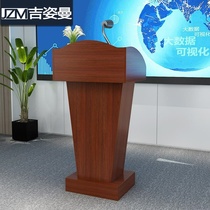 Transparent podium acrylic podium crystal speaker desk reception desk church chanting desk hotel welcome desk