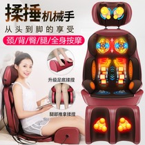 Automatic cervical spine massager Neck waist shoulder massage pad Household multi-function massage pillow Full body cushion