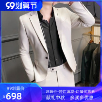 Rich bird suit suit men Korean version of the trend handsome Joker business casual dress wedding slim suit tide
