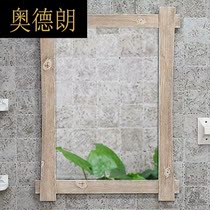 JM European art wash basin frame antique home bathroom bathroom beauty mirror