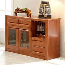 Bright furniture imported red oak sideboard locker wine cabinet only support to shop to buy