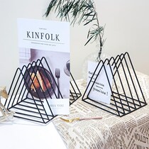 CD rack Album display stand Desktop storage rack Living room vinyl record rack CD collection rack Simple and modern