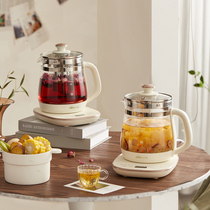 Bear health pot office Mini small cooking teapot full automatic thickened glass tea maker household multi-function