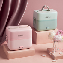 Bear electric lunch box heating insulation double layer with rice artifact cooking rice can be plugged into electric office workers small electric rice pot pot