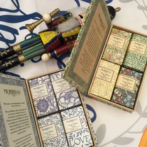 Now the best-selling retro morris high-end Fragrance Bath body soap soap Christmas and New Year gift box