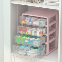 Household medicine box storage box home large-capacity multi-layer Medicine medical full large and large first aid kit