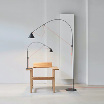 Postmodern Nordic minimalist living room adjustable fishing floor lamp Bedroom study model room vertical reading lamp
