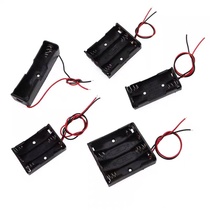 18650 battery box 1 2 3 4 sections battery holder battery compartment without cover