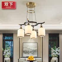 Double down SUAXUA all-copper restaurant chandelier SX-690660522 China Wind hotel room lamp New Chinese style bedroom
