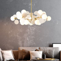 Chandelia Living room lamp net red lighting Creative childrens room Bedroom lamp minimalist modern girl small room lamp Nordic lamp
