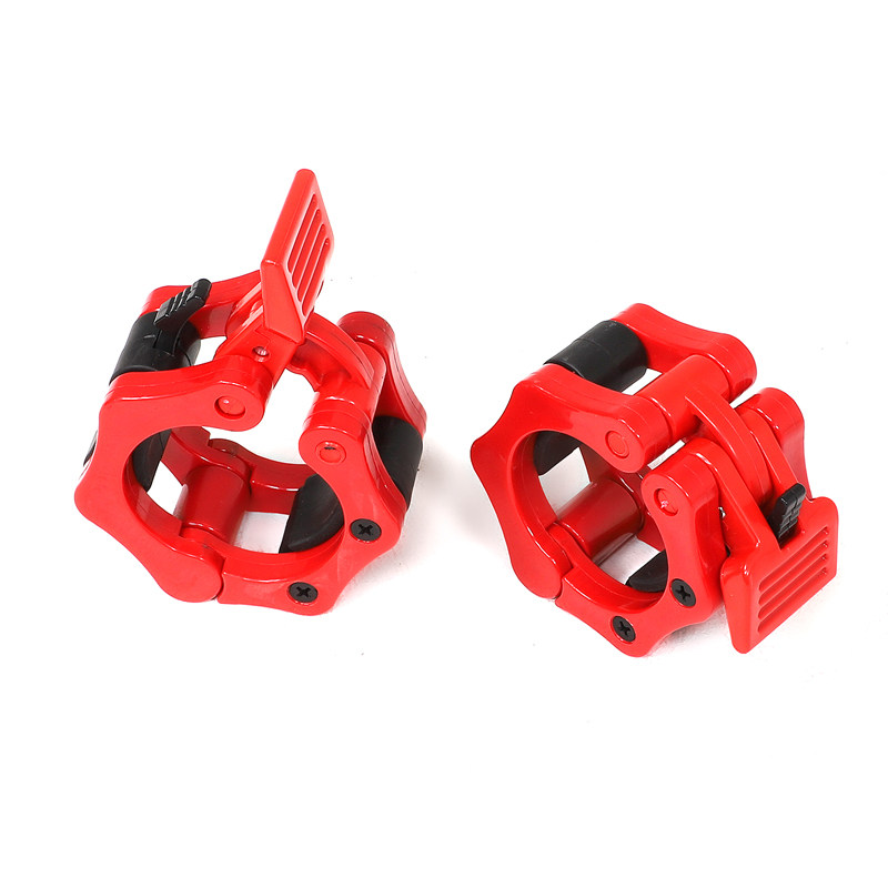 Barbell buckle fast 50mm O-bar card lock barbell lock card set card head weightlifting safety lock fitness home