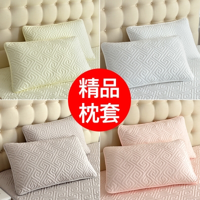 Pillowcase Cotton pair of adult large padded double pillowcase Single pillow core cover Liner cover Summer