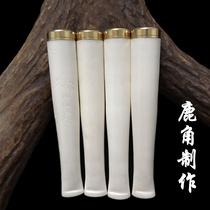 Antler cigarette holder raw material plain white craft