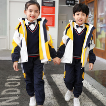 Kindergarten garden clothes spring and autumn winter clothes primary school uniforms childrens sports class clothes winter three sets