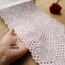 Widened accessories on both sides of the dress Multi-color thickened elastic lace lace dress skirt hem accessories
