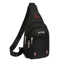 New Chest Bag Mens Bag Single Shoulder Diagonal Satchel Casual Diagonal Cross Bag Oxford Cloth Chest Front Inclined Backpack Tide Small Male Bag