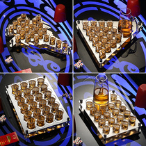 Stainless steel bullet cup holder KTV bar wine cup holder swallowing Cup B52 one Cup shot cup holder creative liquor cup holder