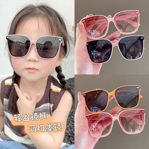 Childrens online red new sunglasses kid wave fashion sunscreen sunscreen sunproof not to hurt eyes handsome glasses