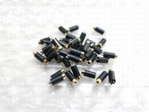 2 5mm headphone socket 2 5 dual track jack 4 knob vertical mother-seat audio socket four-leggelled gold