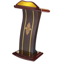 The podium hotel podium table elegant reception desk presentation style durable modern opening ceremony small Conference public