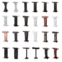 Hotel solid wood podium Podium Restaurant Welcome desk Sales reception desk Consultation desk Meeting room podium table