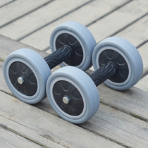 Abdominal wheel Four-wheel bearing Mens abs wheel Core strength training Silent does not hurt the floor Womens indoor fitness