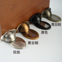 Free-to-punch wood floor suction windproof anticollision strong magnetic door suction ground adhesive invisible suction toilet door touch door resistance