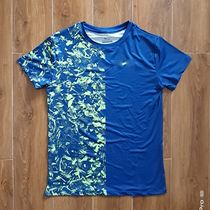 Track and Field Diamond League Floral T-shirt Bamboo leaf Marathon split track and Field suit set