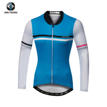 XINTOWN Star Constant Spring Autumn Long Sleeve Riding Suit Womens Mountain Bike Bike Single Car Long Blouse Pants