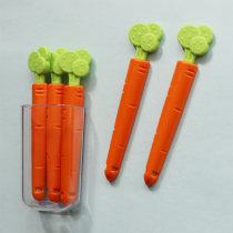 King Xiao Wang Nordic ins Cute radish sealing clip Refrigerator stickers anti-loss food snack sealing clip magnet