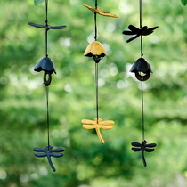Day Style Wind Bell Southern Cast-iron Instrumental Dragonfly Four-season Bell Pendant Retro And Wind Temple Bell Birthday Present