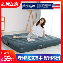  INTEX inflatable bed Household air cushion bed sheet people punching air bed double thick outdoor air bed portable lunch break bed