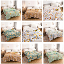 Welfare factory price small fresh printing into the K ice sense silk summer cool quilt 200*230 air-conditioning quilt