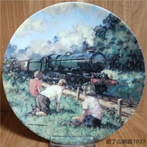 British Bradford Exchange Cornwall Waterfront steam locomotive limited edition collection plate