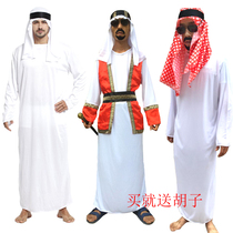 Halloween cosplay Middle East performance costumes props Arab clothes Dubai Prince Saudi Arabia clothes