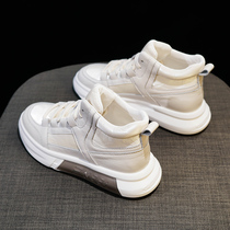 Daddy shoes ins trendy shoes high-top 2021 new womens shoes spring 2020 spring wild white sports casual shoes