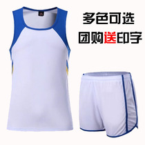 Su Bingtian Track and field suit suit Mens and womens childrens track and field suit Sprint race suit Running suit Sleeveless quick-drying