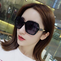  Tide brand 2021 new tide polarized sunglasses womens round face big face Korean sunglasses anti-ultraviolet myopia glasses