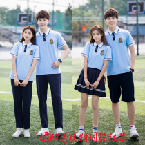 School uniform suit Korean version of college style high school junior high school graduation photo class suit Summer middle school student games opening ceremony