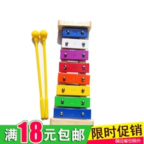 Percussion childrens musical instruments Kindergarten baby Xylophone toy piano Percussion musical instruments Early education girl carillon 1-3-6