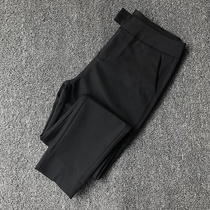 Black Slim Pants Women 2021 Spring and Autumn Summer Korean Slim Casual Pants ankle-length pants Small Feet Pants Thin