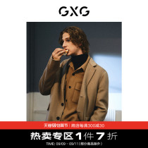 GXG mens clothing 2019 Winter shopping mall with wool khaki long coat trench coat men