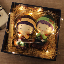 Creative table White Wave girl day gift couple Doll Doll Doll pair wedding doll send boyfriend heart suit
