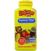 US Direct Mail LilCritters Bear Sugar Childrens Multivitamin vd Baby vc Nutritional Gummies 300 capsules