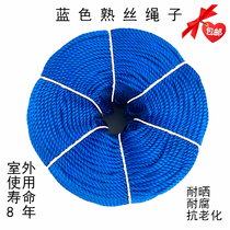 Blue rope shed rope rope nylon 1mm-10mm large plastic rope string polyethylene breeding gardening rope binding