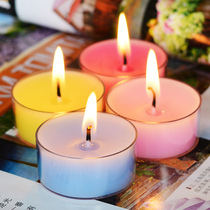 50 romantic birthday round small candles home smokeless aromatherapy IKEA mood scene layout atmosphere tea wax