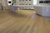 High-floor Belgian high-tech wood laminate flooring Milky Oak