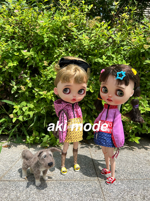 taobao agent Akimode new product small cloth six -point baby summer colorful BLYTHE dopamine jacket PP FR Barbie