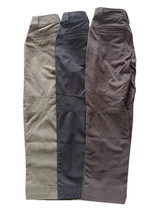 Spring and autumn pure nylon mens and womens overalls of the same style three-dimensional cut wear-resistant outdoor sports casual multi-pocket pants